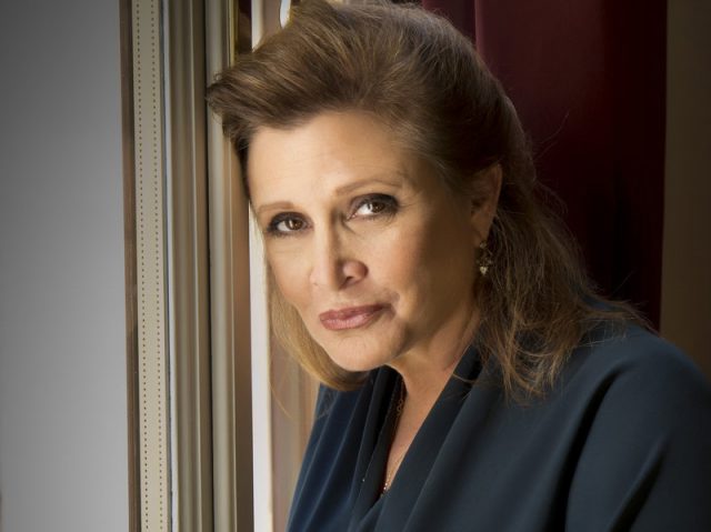 pomiary Carrie Fisher rozmiar biustonosza Wzrost Waga