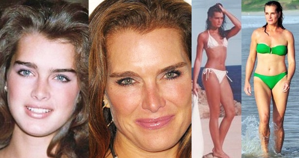 Breasts brooke shields Brooke Shields