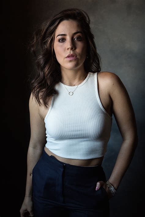 Audrey Esparza White Crop Top Body