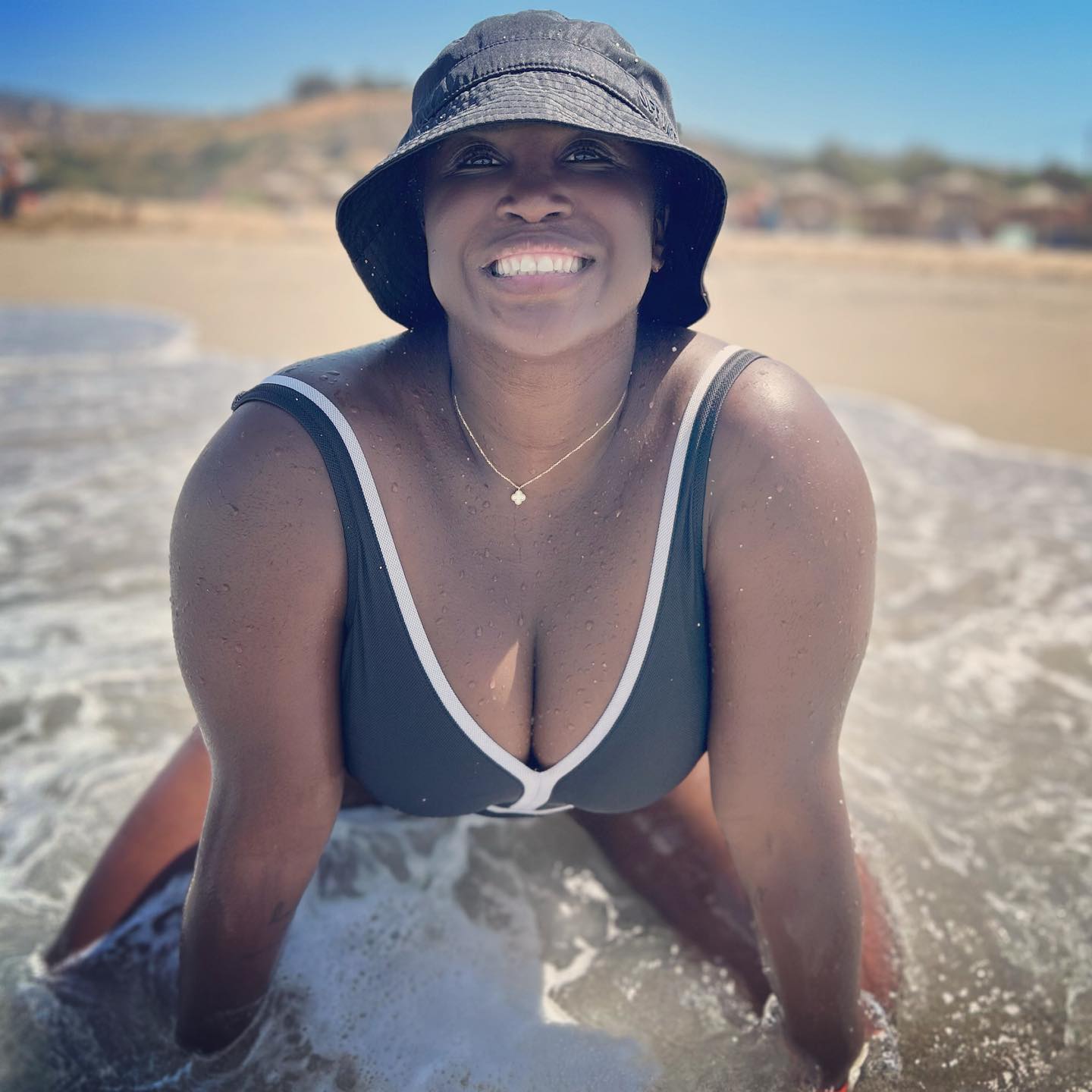 Motsi Mabuse Black Swimsuit Bust Bra Size